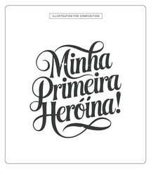 Lettering Dia das Mães