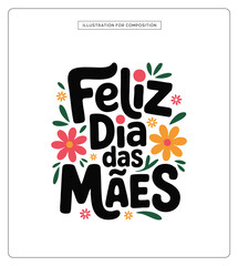 Lettering Dia das Mães