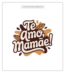 Lettering Dia das Mães