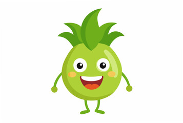 Obraz premium funny cartoon fruits