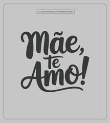 Lettering Dia das Mães