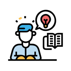 Reading and Inspiration: Icon of a Student Learner