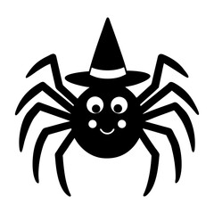 vector illustration of a halloween spider