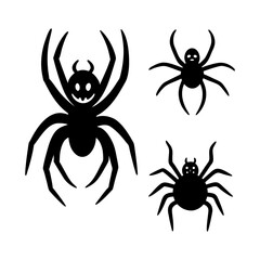 spider on a white background