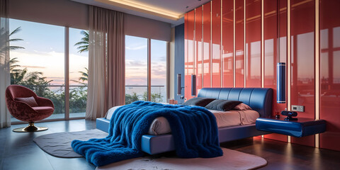 modern living room with sofa and stylish furniture in cozy home interior-7