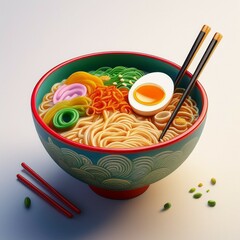 thai noodle soup with shrimp