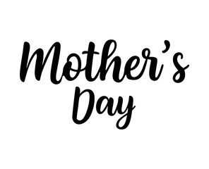 Festive сalligraphy Mother's Day. Handwritten lettering in ink