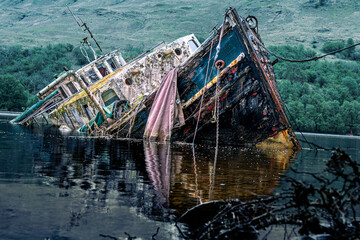 Fototapeta premium Sunken Ship