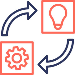 Scalability Solutions line color icon