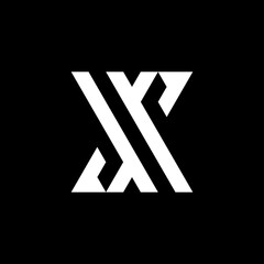 Obraz premium letter X logo