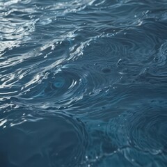 Obraz premium Abstract swirling blue water texture Flowing ripples and liquid swirls , scene, motion, gradient
