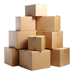 stack of cardboard boxes