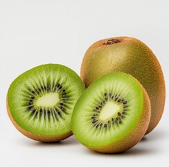 Juicy Kiwi Fruit Slices: A Vibrant Still Life