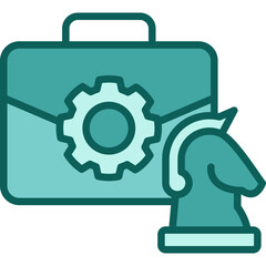 Strategic Planning solid icon