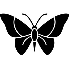 Creative Butterfly Icon Vector Illustration