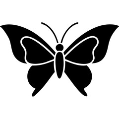 Creative Butterfly Icon Vector Illustration