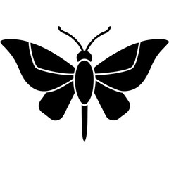 Creative Butterfly Icon Vector Illustration