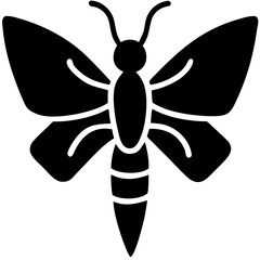Creative Butterfly Icon Vector Illustration