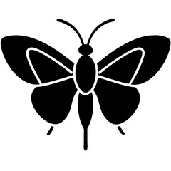 Creative Butterfly Icon Vector Illustration