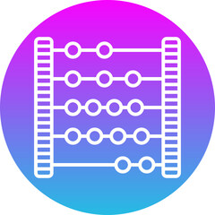Obraz premium Abacus Icon