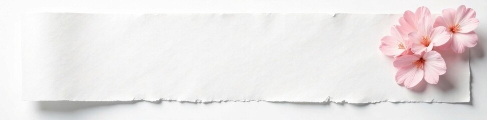 Single sheet of paper on pristine white background with slight crease, surface, paper, crease