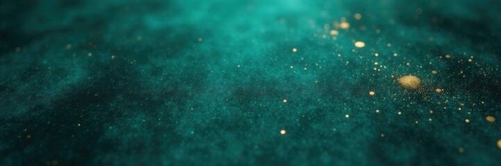 Dark teal and gold branded marketing materials on a sleek background, branding elements, upscale presentation , metallic accents