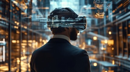 A digital twin economy where physical assets are mirrored in a virtual world --ar 16:9 --v 6.1 Job ID: c6be516b-080b-4439-bd38-bd7c5d85f7db