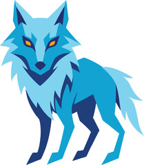 wolf head vector illustration