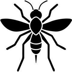 Creative Gnat Icon Vector Illustration
