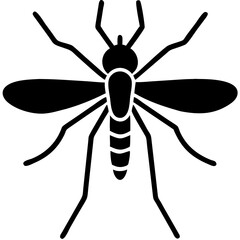 Creative Gnat Icon Vector Illustration
