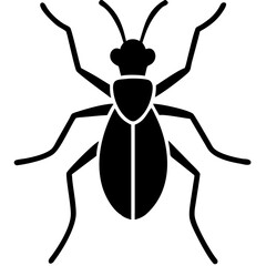 Creative Gnat Icon Vector Illustration