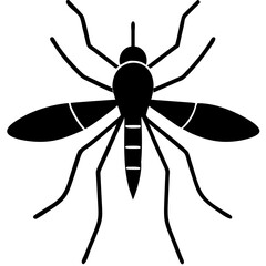 Creative Gnat Icon Vector Illustration