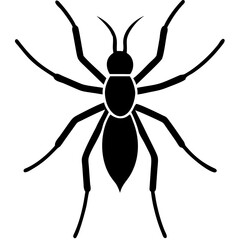 Creative Gnat Icon Vector Illustration