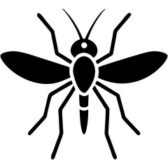 Creative Gnat Icon Vector Illustration
