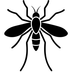 Creative Gnat Icon Vector Illustration