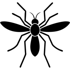 Creative Gnat Icon Vector Illustration