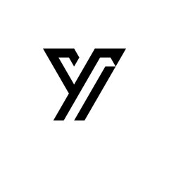 Fototapeta premium letter Y logo