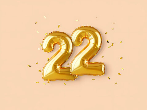 Golden Balloons Celebrating 22 Years