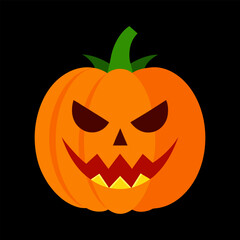 jack o lantern halloween pumpkin vector