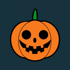 jack o lantern halloween pumpkin vector