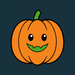 jack o lantern halloween pumpkin vector