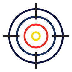 focus icon line style set collection