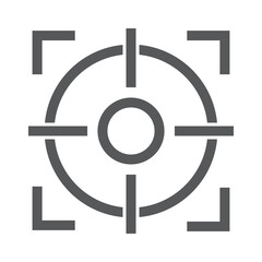 Target icons set. Goal symbol collection. Simple target with arrow. Darts icon. Hitting the bullseye icon line and flat style