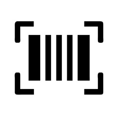 A clean barcode icon for scanning and product identification, perfect for e-commerce platforms and retail applications.