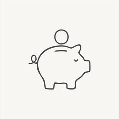 vector illustration of elements with finance symbols	
