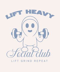 Lift Heavy Social Club t-shirt