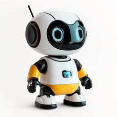 Modern robot toy with antenna and digital eyes
