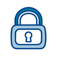 Lock icon representing security and protection in digital environments