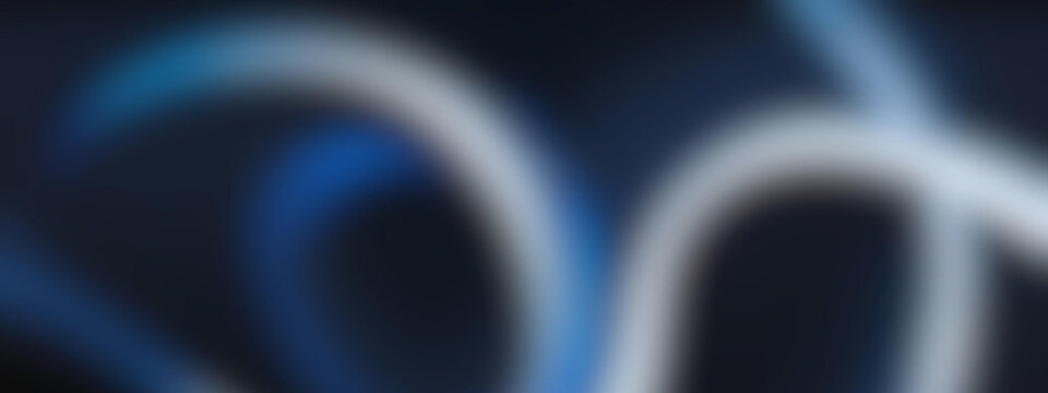 Modern Abstract Background with Elegant Blue Flowing Light Lines and Soft Glowing Effects, Perfect for High-Tech, Digital, and Creative Projects