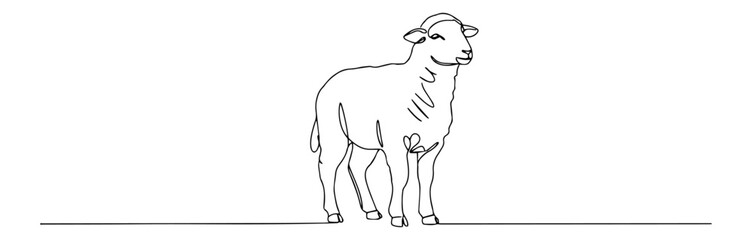 Monoline Paschal Lamb with Wounds – Minimal Christian Vector